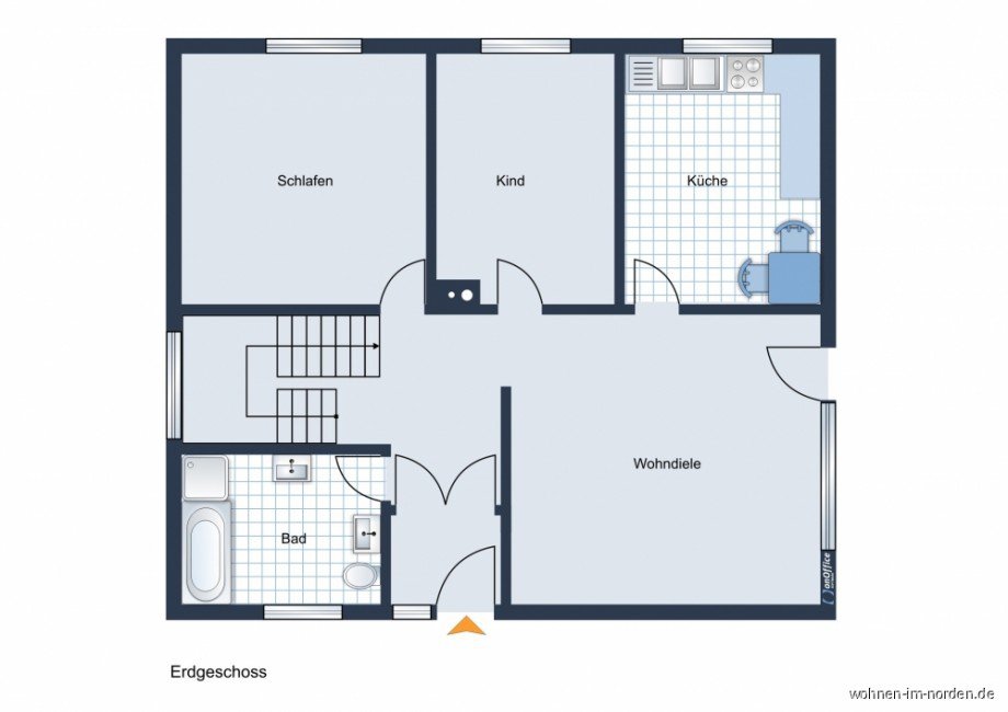 Erdgeschoss Einfamilienhaus Nortorf