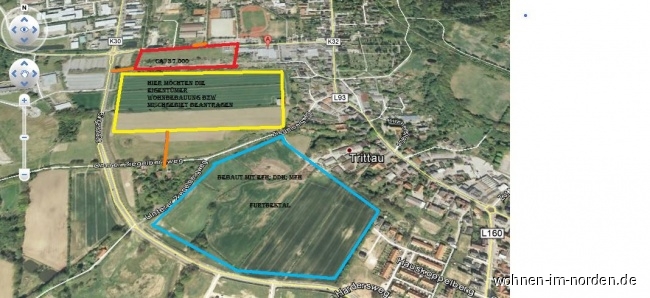 Karte Grossenseerstr. Trittau Gewerbegrundstck Gewerbegrundstck