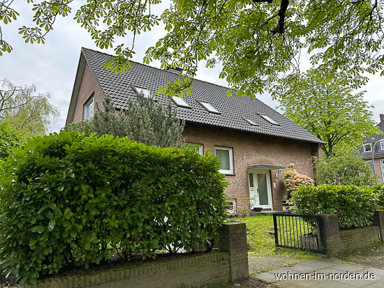 Straenansicht Zweifamilienhaus Hamburg