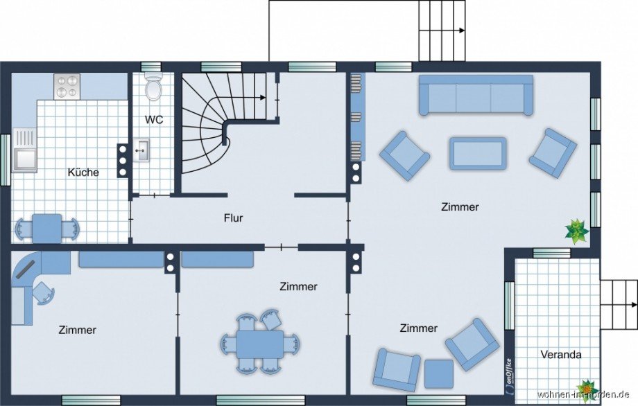 Erdgeschoss Einfamilienhaus Hamburg