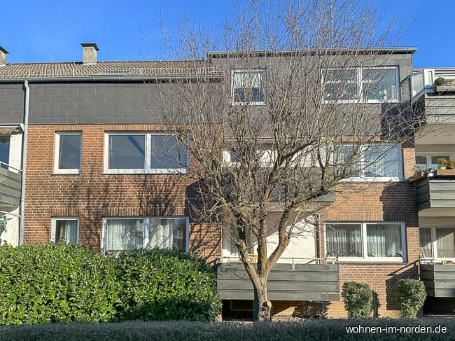 Straenansicht Maisonettewohnung Kiel / Friedrichsort