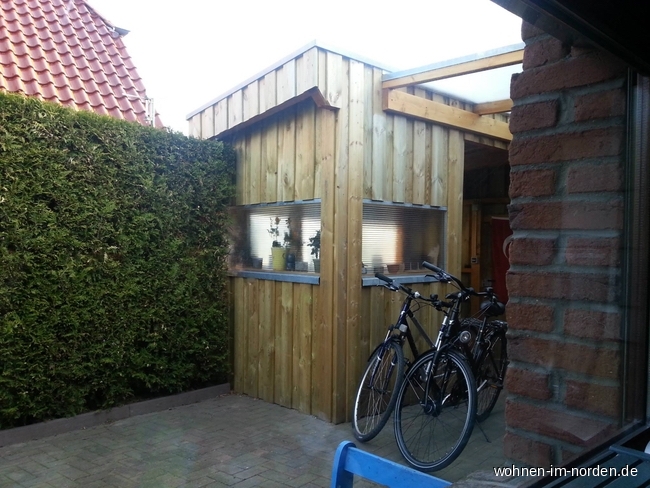 Carport mit Abstellflche Doppelhaushlfte Dersau