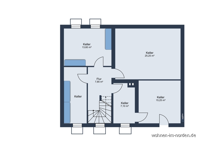 Grundriss Keller Einfamilienhaus Blumenthal