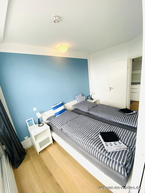Schlafbereich Etagenwohnung Kiel / Schilksee