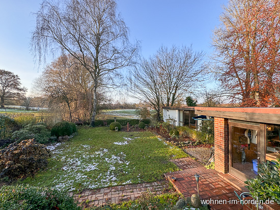Blick von der Terrasse aus Einfamilienhaus Molfsee