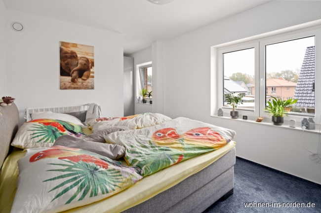 Elternzimmer im Obergeschoss Einfamilienhaus Horst (Holstein)