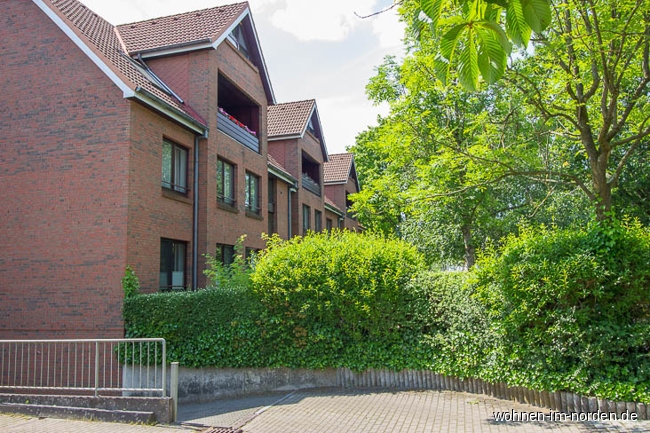 Haus von vorne seitlich Maisonettewohnung Schenefeld