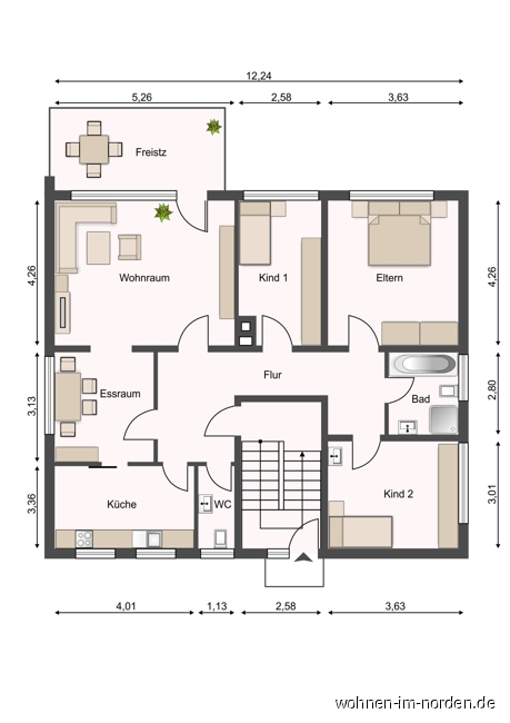 Erdgeschoss Zweifamilienhaus Hamburg
