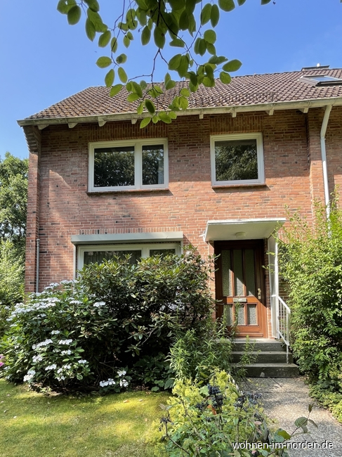 Vorderansicht Reihenendhaus Kronshagen