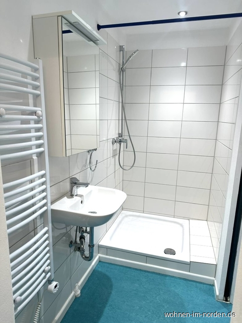 Dusche Erdgeschosswohnung Kiel / Bl�cherplatz