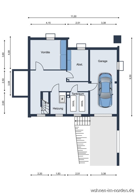 Keller Einfamilienhaus Kiel / Elmschenhagen
