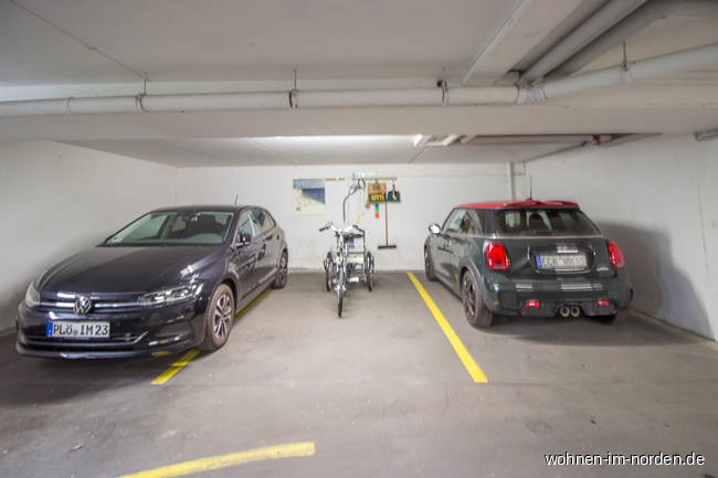 Tiefgaragenstellplatz Erdgeschosswohnung Laboe