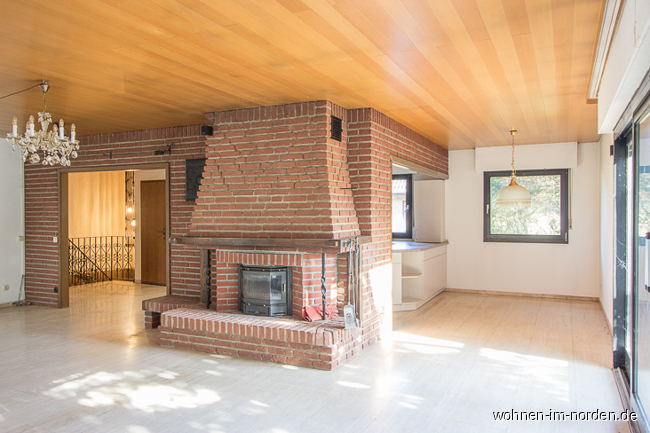 Wohnzimmer mit Essbereich Einfamilienhaus Wendtorf