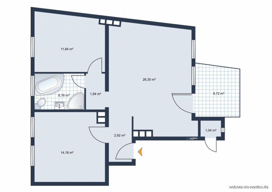  Etagenwohnung Kiel / Wik