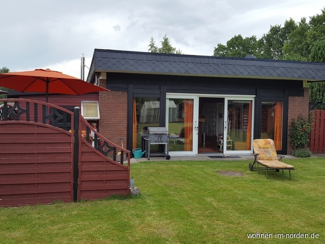 Blick vom Gartenauf das Haus Einfamilienhaus Langwedel