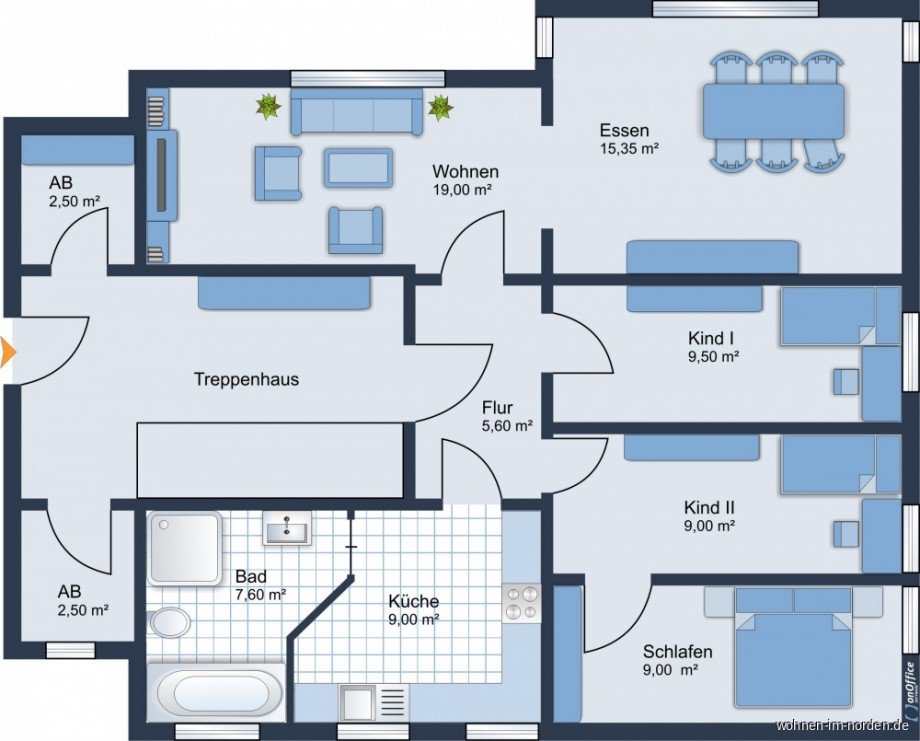 Erdgeschosswohnung Erdgeschosswohnung Hamburg / Rissen