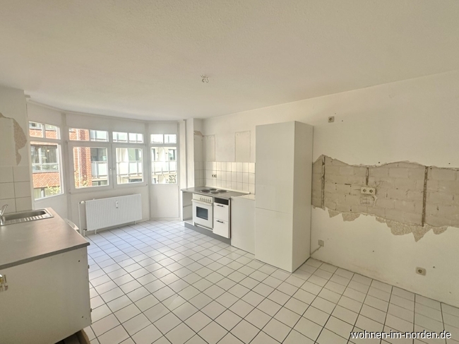 K�che mit Erker Etagenwohnung Kiel / Ravensberg