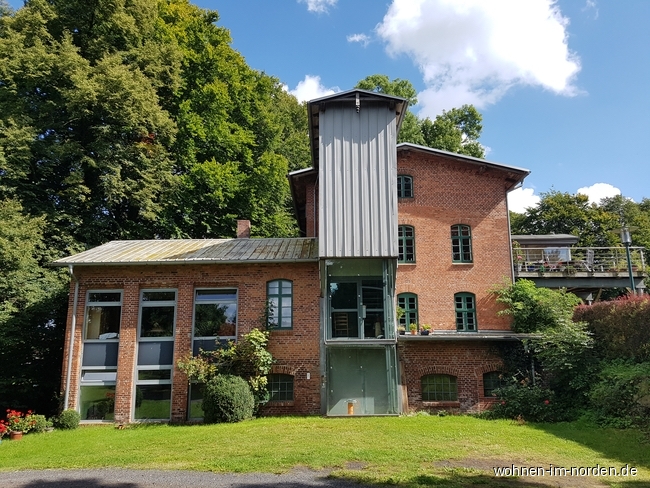 Blick vom Garten Landhaus Weddelbrook
