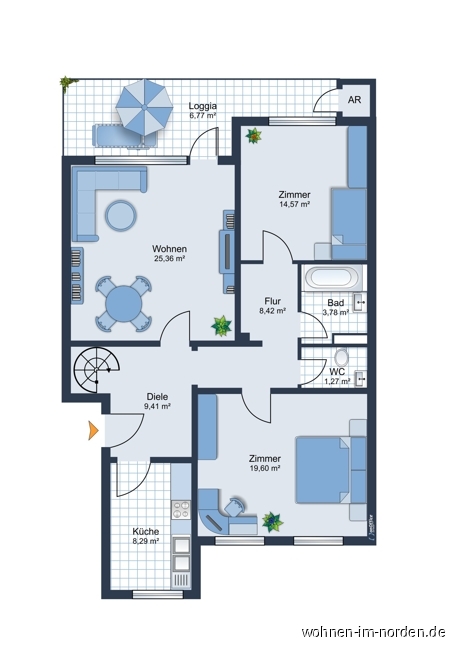  Maisonettewohnung Hamburg / Schnelsen