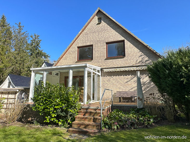 Gartenseite Einfamilienhaus Schwentinental
