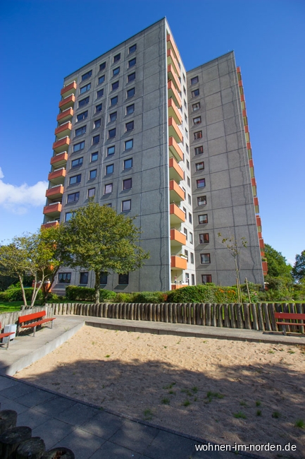 Sdwestansicht Etagenwohnung Kiel / Schilksee