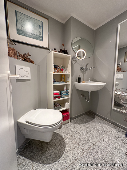 Gste-WC Erdgeschoss Reihenhaus Kiel / Holtenau