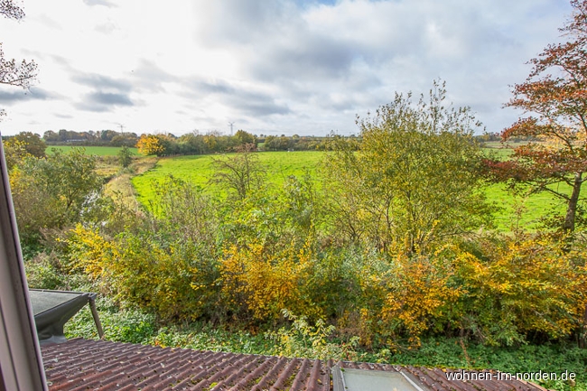 Blick aus der Gaube Richtung Eider Einfamilienhaus Brgge