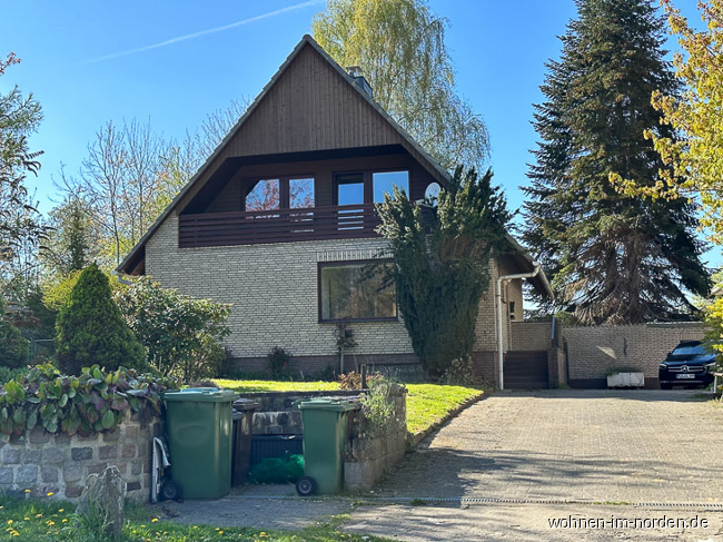 Straenansicht Einfamilienhaus Schwentinental