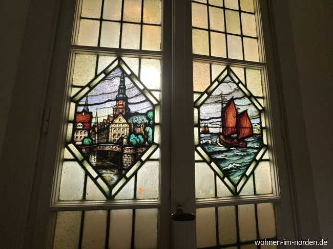 Bleiverglaste fenster Villa Hamburg / Lokstedt