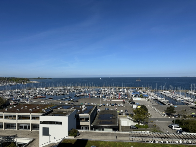 Kiel Etagenwohnung Kiel Schilksee Olympiazentrum: Mbliertes 1-Zimmer- Appartement Meerblick Fahrstuhl PKW-Stellplatz