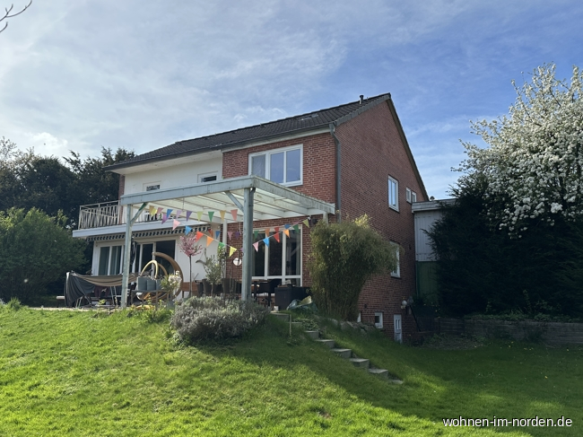 Gartenansicht Einfamilienhaus Molfsee