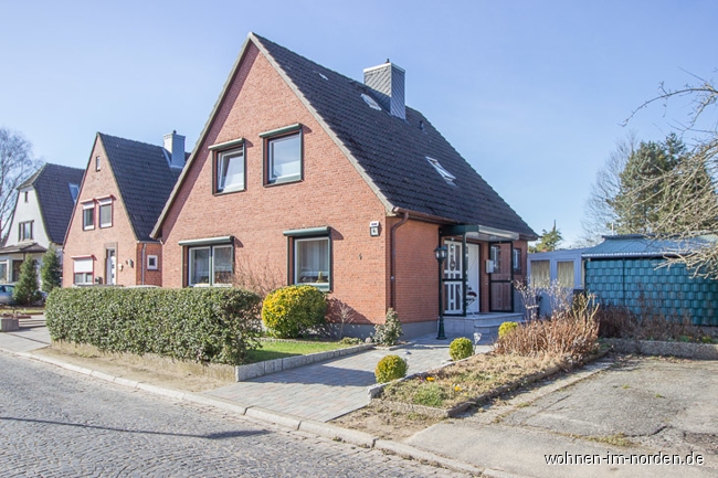 Straenansicht Einfamilienhaus Kiel / Wellingdorf