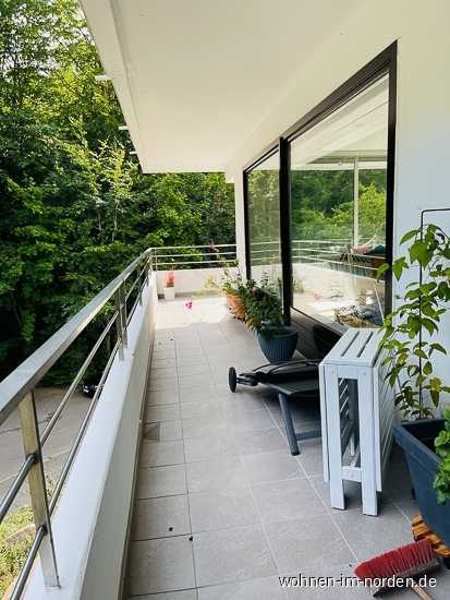 Loggia Sdseite Etagenwohnung Kiel / Dsternbrook