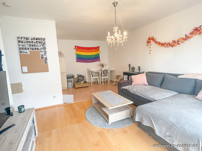 Wohnzimmer Etagenwohnung Bordesholm