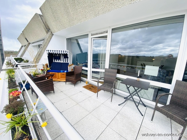 Balkon Etagenwohnung Kiel / Schilksee
