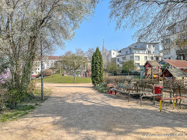 Florapark nebenan Erdgeschosswohnung Hamburg Sternschanze