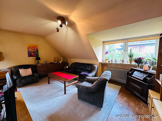 Wohnzimmer Obergeschoss Zweifamilienhaus Hamburg