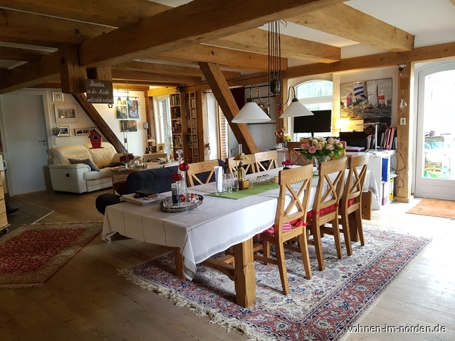 Wohnzimmer Obergeschoss Landhaus Weddelbrook