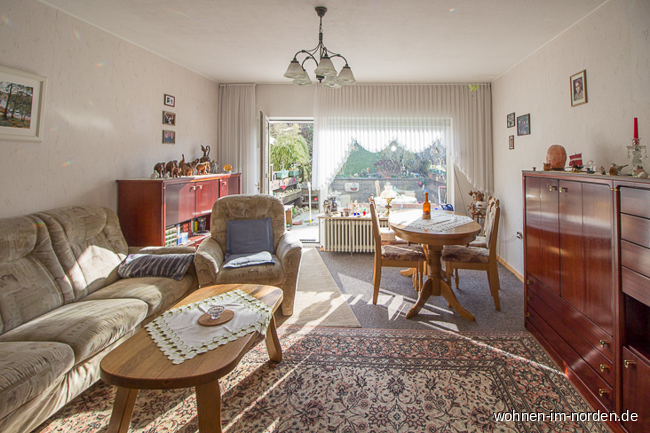 Wohnzimmer Reihenmittelhaus Kiel / Friedrichsort