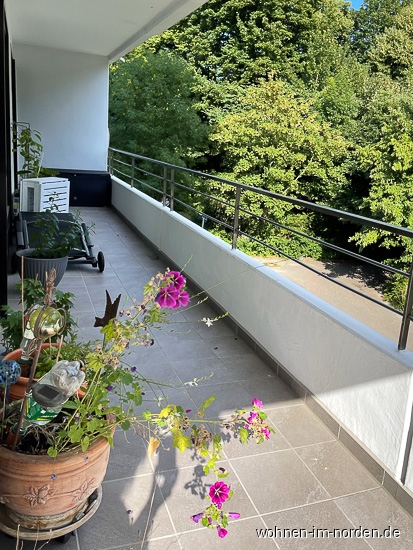 Loggia Sdseite Etagenwohnung Kiel / Dsternbrook