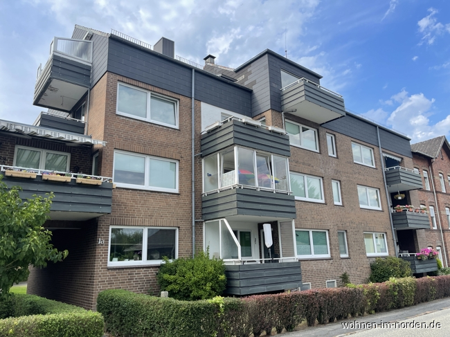 Straenansicht Dachgeschosswohnung Kiel / Pries