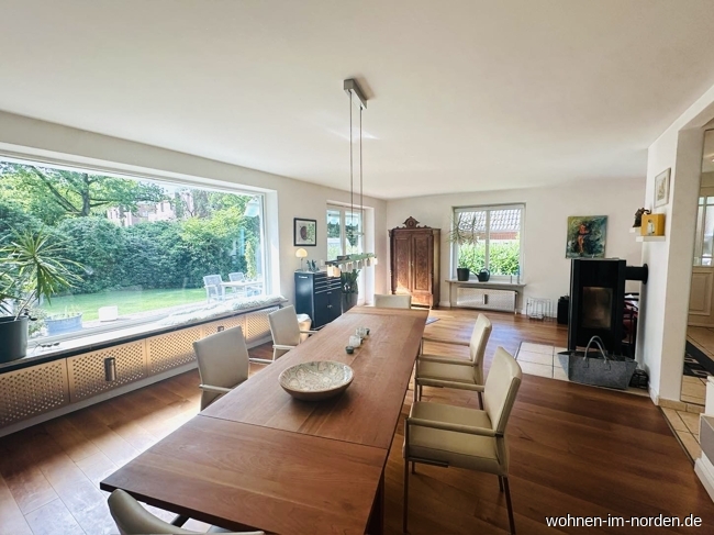 Wohnzimmer Bungalow Hamburg / Rissen