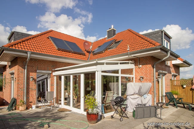 Gartenansicht Einfamilienhaus Nettelsee