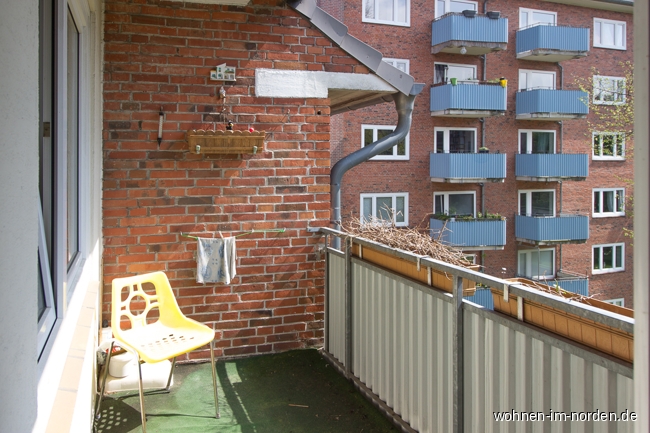 Balkon Kiel Etagenwohnung Top zentrale Lage zum Zentrum und zur Uniklinik-gemtliche 2- Zimmerwohnung mit Sdbalkon