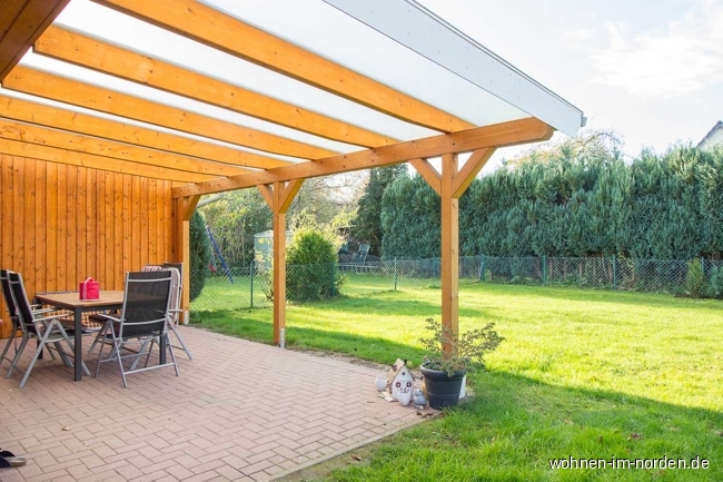 Terrasse mit Garten Doppelhaushlfte Kiel
