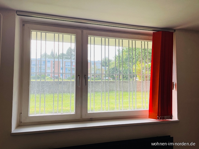 Fenster im Hobbyraum Maisonettewohnung Hamburg / Schnelsen
