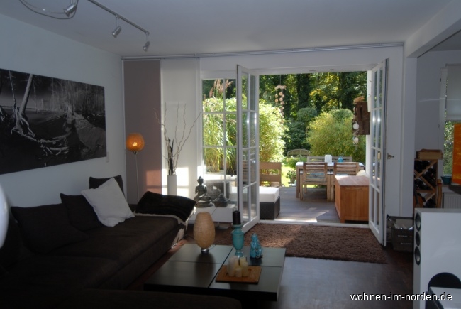 Wohnzimmer Stadthaus Hamburg / Rissen