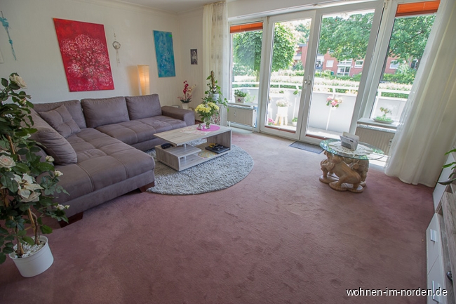 Wohnzimmer Erdgeschosswohnung Molfsee