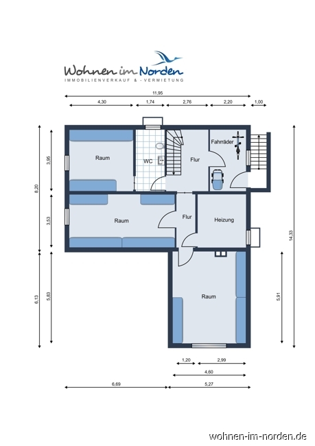 Kellergeschoss Einfamilienhaus Kiel / Suchsdorf