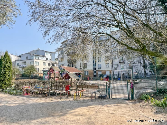 Spielplatz Erdgeschosswohnung Hamburg Sternschanze